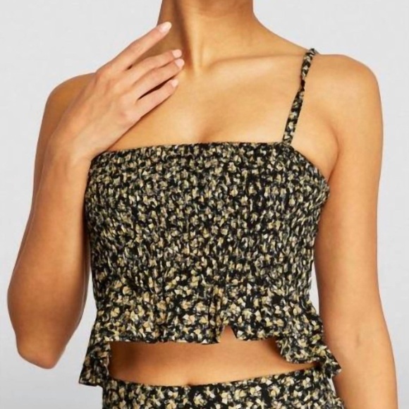 FAITHFULL THE BRAND Damita Smocked Floral Top - Picture 10 of 11